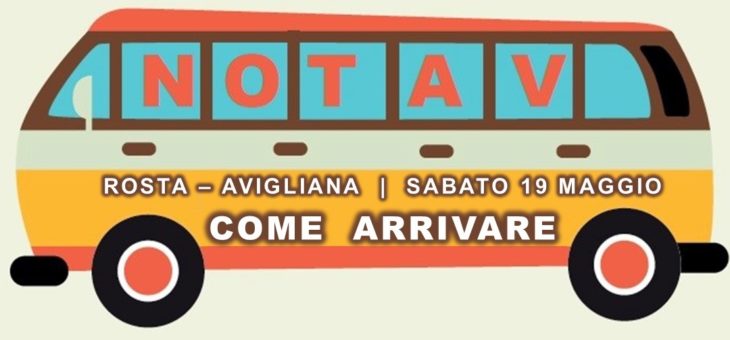 19 maggio | manifestazione NO TAV Rosta – Avigliana: come arrivare