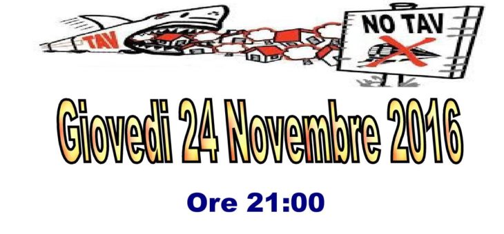 24 novembre: serata Informativa a Buttigliera