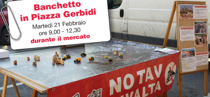 Banchetto mercato Piazza Gerbidi